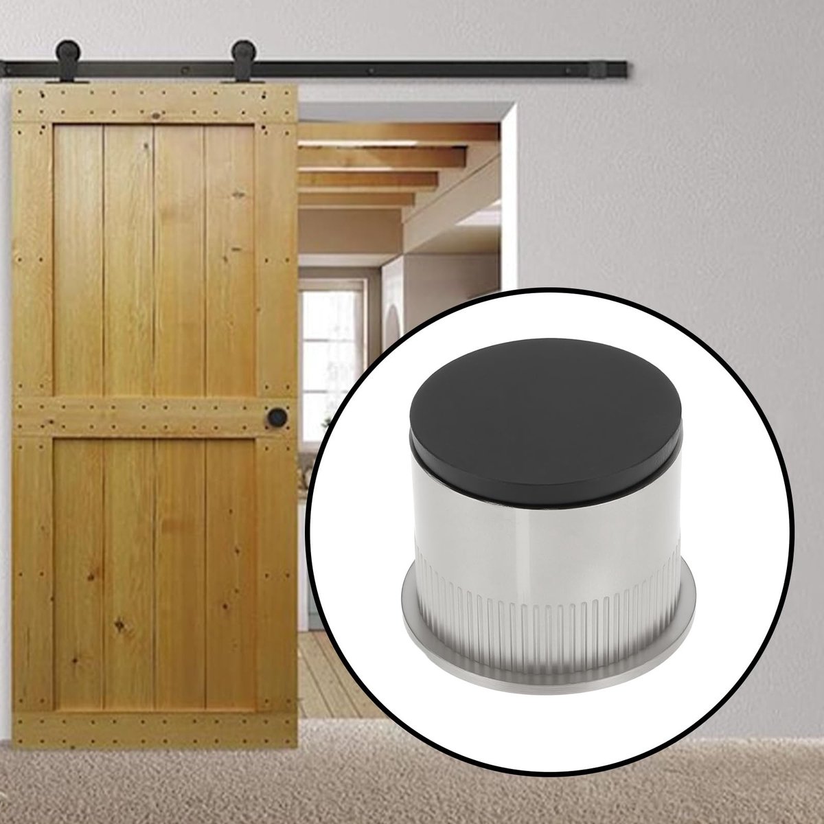 Dailygoods- Schuifdeur Handvat 29mm - 2 Stuks - Messing/Kunststof - Geschikt voor Houten Deuren - Eenvoudige Installatie - Lange Levensduur - Deurenhandvat