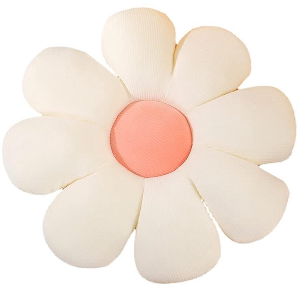 Dailygoods - Daisy Bloemvormig Vloerkussen voor Comfortabele Zitting