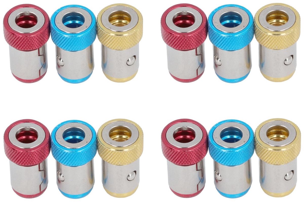 Dailygoods- Schroefringen Magnetisch - Zuigbithouder - Zeskantige Schroevendraaierbits - Aluminiumlegering - Voor Scharnierinstallatie - Verhoogt Werkefficiëntie - Magnetische Ring