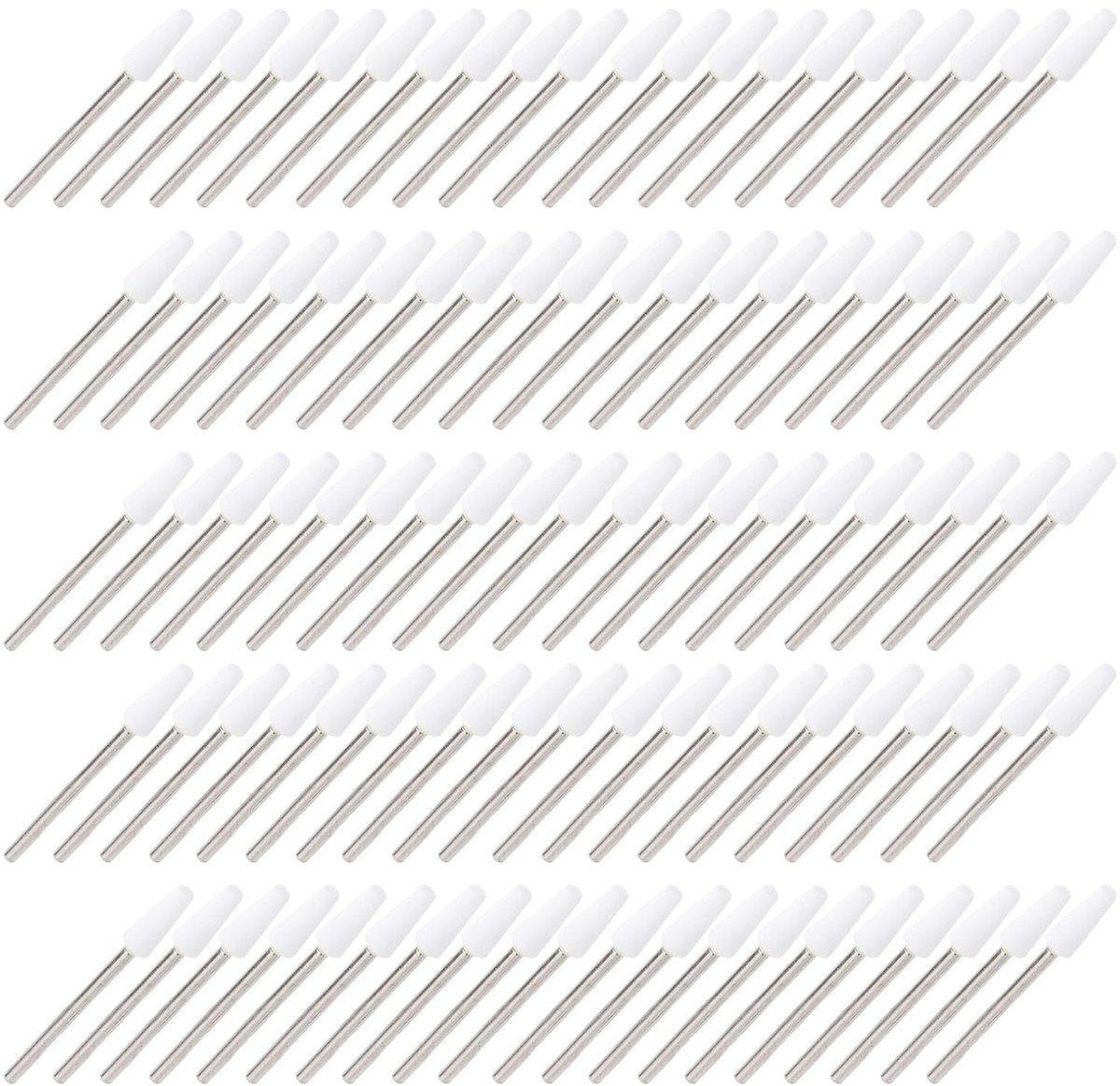 Dailygoods- Nagelboor Professionele Kwaliteit - 100 Stuks - Kwarts/Wolfraam Staal - Duurzaam Materiaal - Nagelriemschone Boor - Opbergdoos - Nagelbit