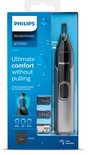 Doos Philips neustrimmer NT3000, met afbeelding van trimmer, accessoires en tekst 'Ultimate comfort without pulling'.