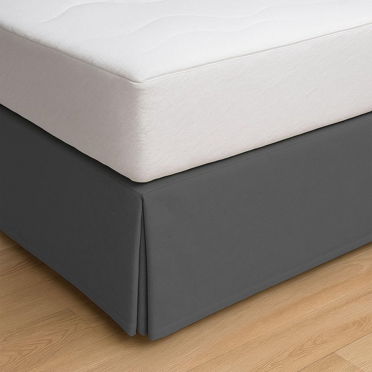 Bedsprei voor bedden met 180 cm, bedvalant, 180 x 190/200 cm, grijs, perfecte pasvorm, antislip en ademend, 100% Made in Spain