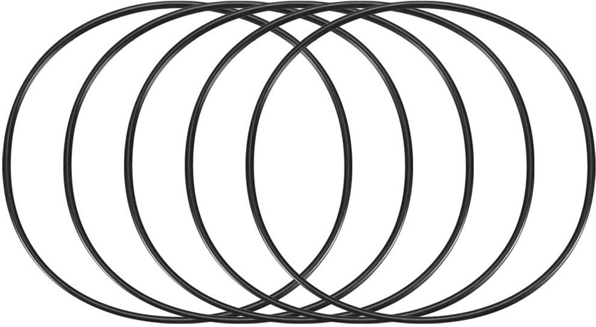 O-ringen, 140mm OD 133mm ID 3,5mm breedte, metrische afdichtingspakking, Pack van 5
