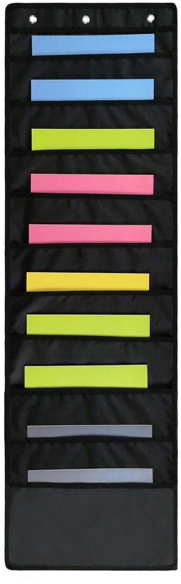Pocket Chart,Opslag Pocket Chart 10 Slots Heavy Duty Opknoping Muur File Organizer Kantoor Home Supplies Opslag