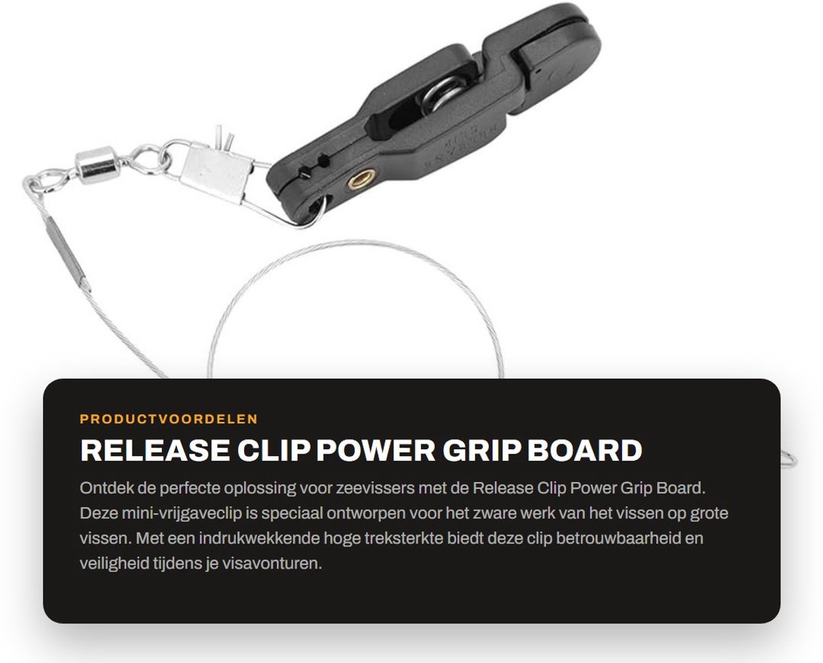 Dailygoods- Release Clip Hoge Betrouwbaarheid - Mini-Vrijgaveclip - Zeevissen - Treksterkte - Accessoire - Sterk Genoeg voor Grote Vissen - Vissysteem