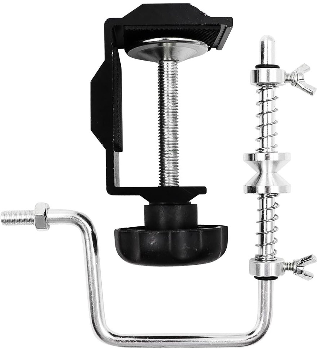 Dailygoods- Vislijnopwinder Aluminium - Verstelbare Klem - Draagbare Opwinder - Multifunctioneel Spoelsysteem - Visaccessoires - Stabiel en Stevig - Vislijnhaspel