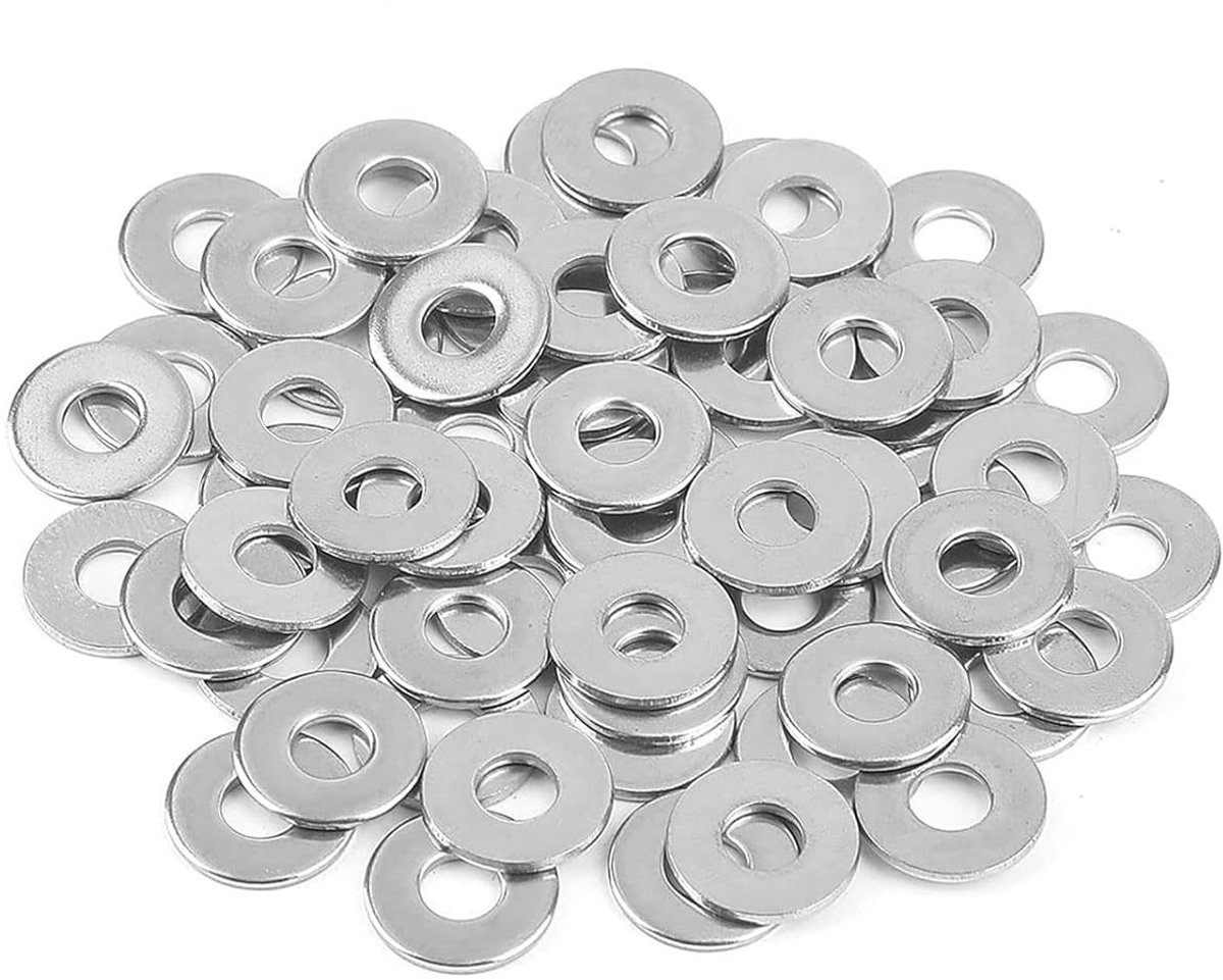 Dailygoods - Sluitringen M10, 20 stuks sluitringen M10 x 30 mm roestvrij staal, carrosserieringen A2 V2A 304, sluitringen DIN9021 / ISO7093, sluitring roestvrij staal voor moeren, schroeven, schroefdraadstang