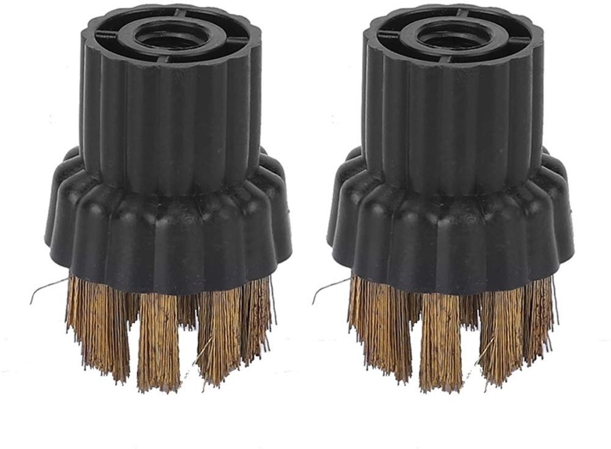 Dailygoods- Borstelkop Vervangend Accessoire - Messing Borstelkop - Dweilaccessoires - 2 Stuks - Duurzaam - Geschikt voor X5 - Opzetborstel