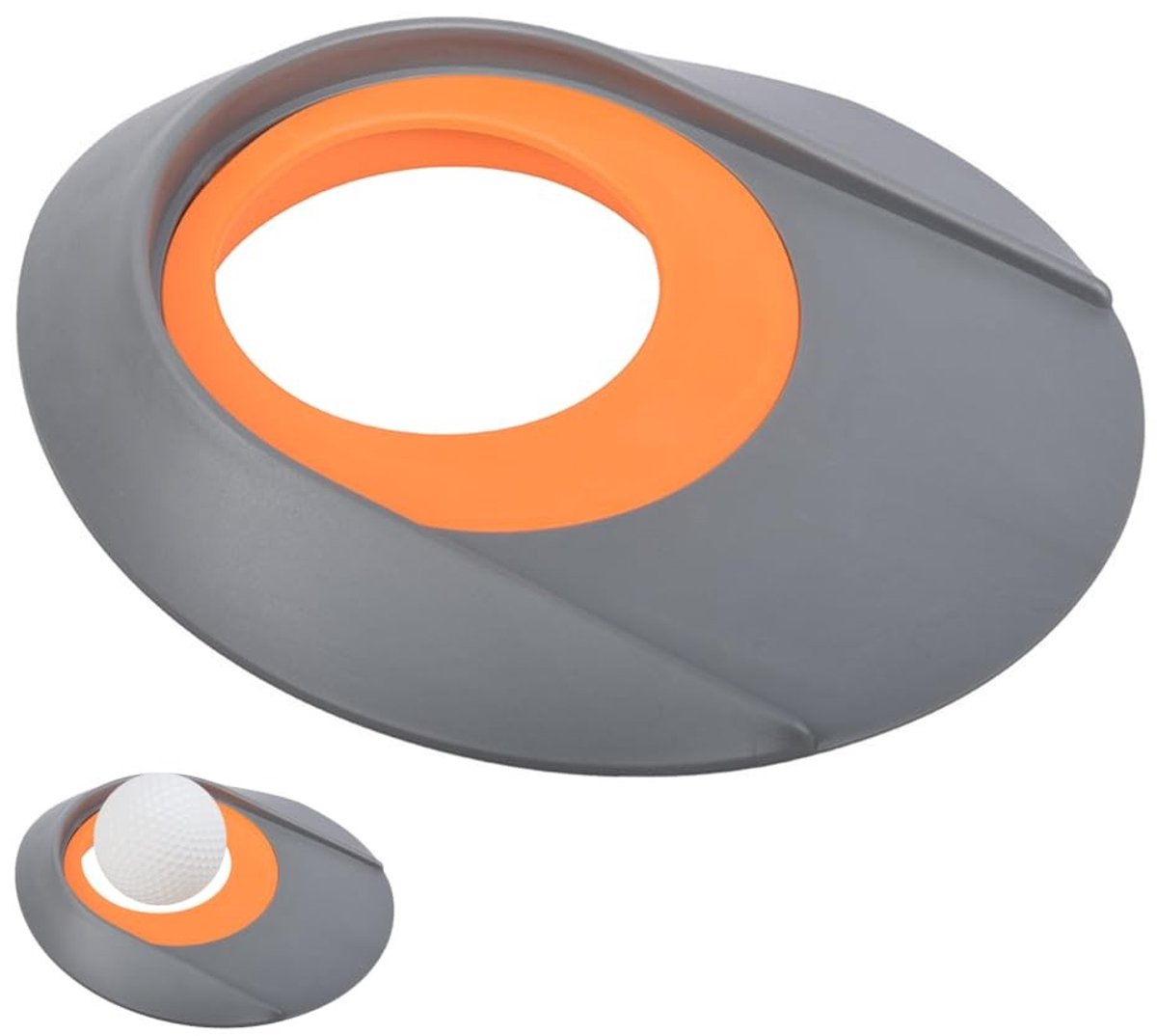 Dailygoods- Putting Oefencirkel Siliconen - Golftrainingsmateriaal - Golfputting Gereedschap - Compact - Lichtgewicht - Geschikt voor Binnen/Buiten - Golftraining