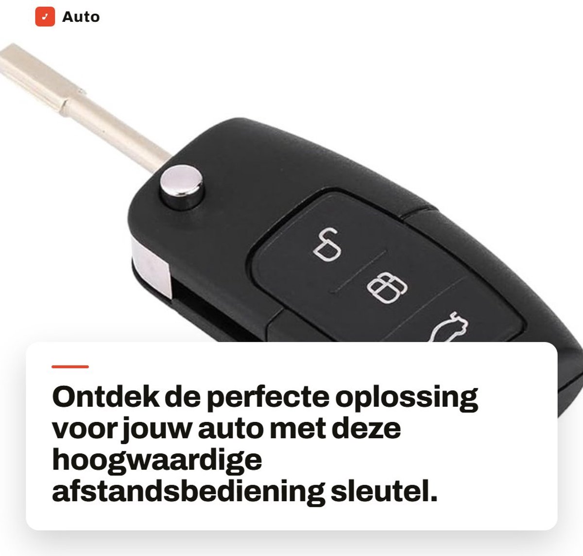 Dailygoods - Auto Afstandsbediening Sleutel - Keyless Entry - Complete Accessoires - Geschikt voor Focus Mondeo C Max S Max - Auto Sleutels - Inclusie...