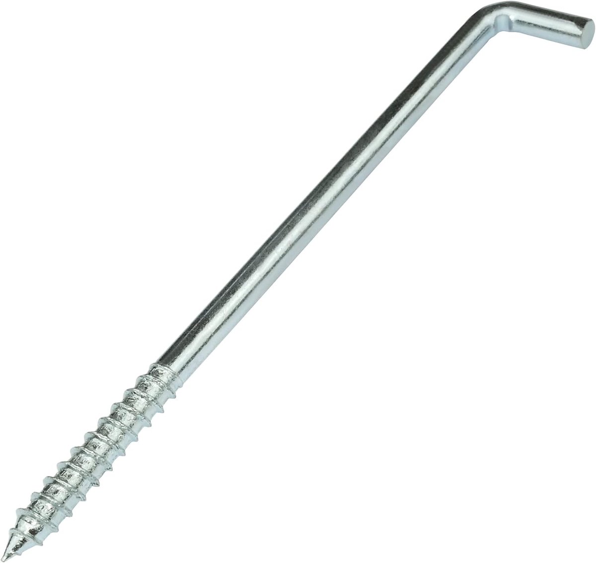 Haken in vorm L voor inschroeven Ø8x150 mm