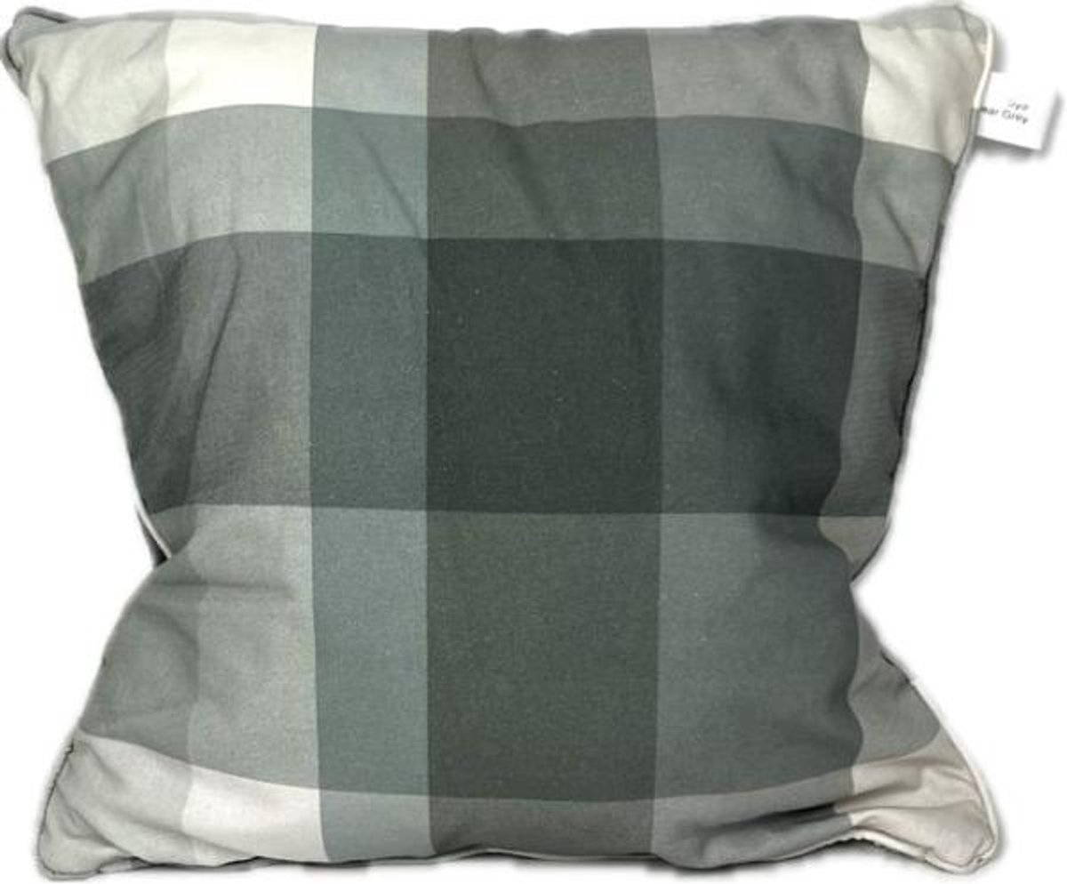 Madison sierkussen 50x50 cm Sya clear grey