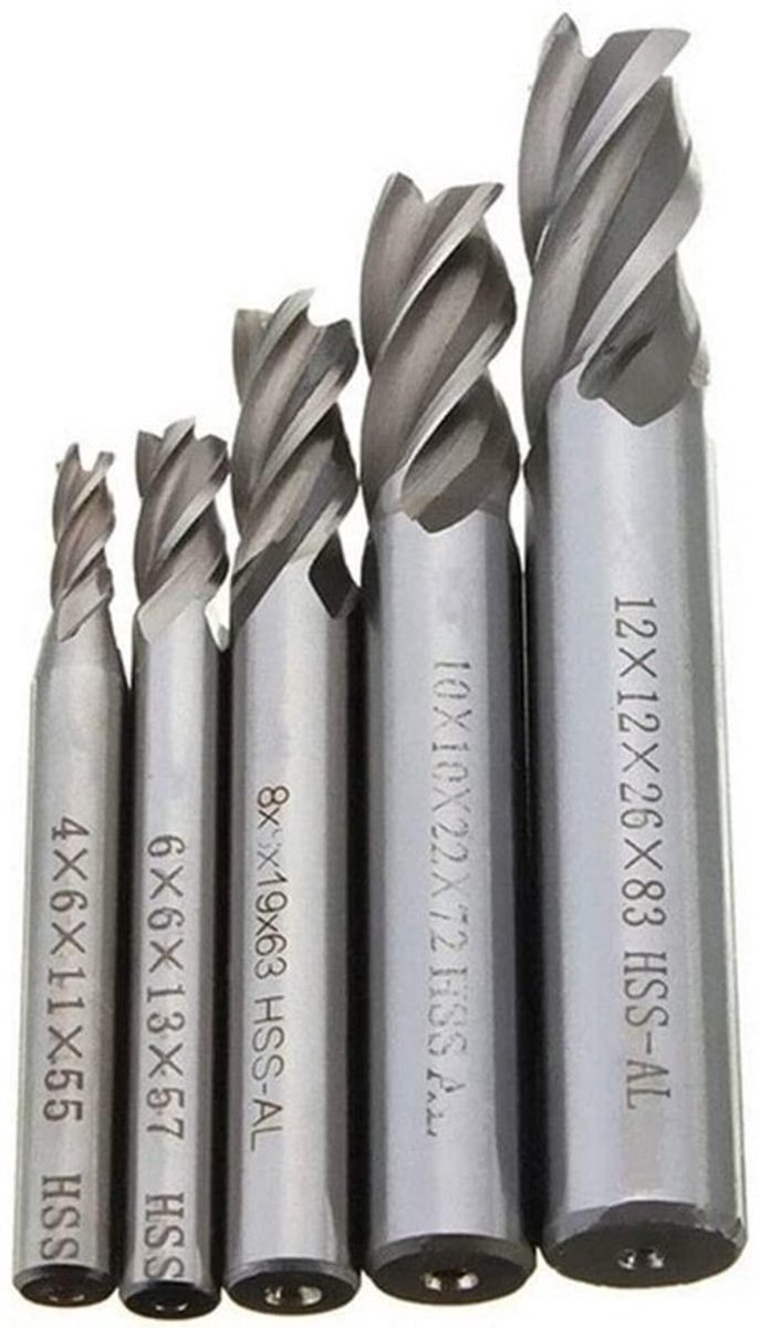 Golden crown - End Mill Bits - Frezen en Boren - Metrisch - Rechte