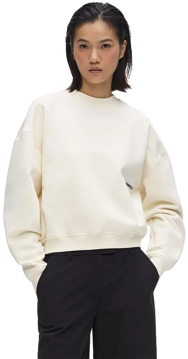 Karl Lagerfeld Jeans B3w20012 Sweatshirt Beige XS Vrouw