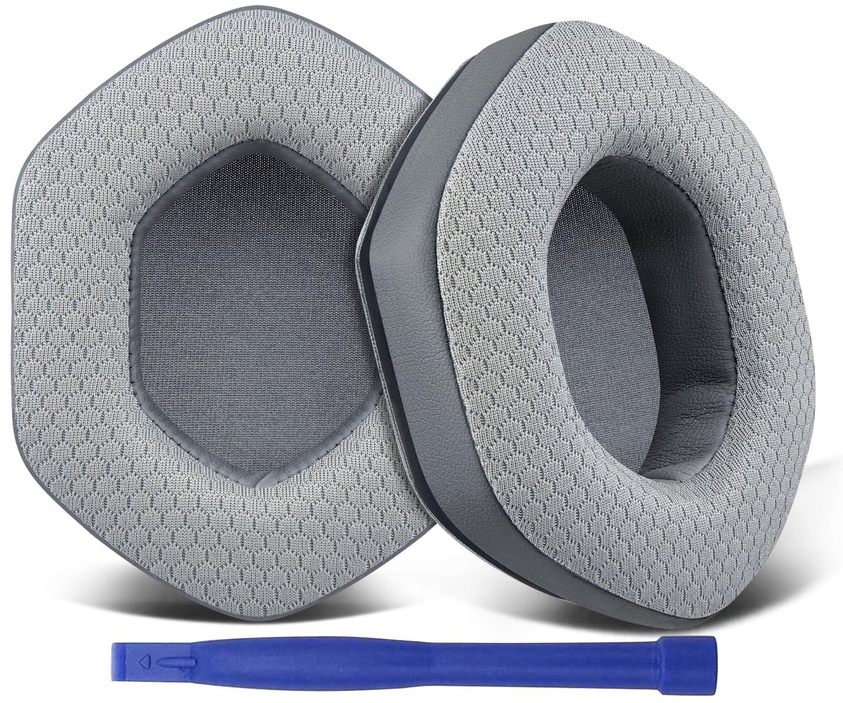 Dailygoods - SOULWIT Vervangende oorkussens voor V-Moda Crossfade 1/2/3 Wireless, M-100/M-100 Master, LP2/LP hoofdtelefoons, earpads cushions met duurzame meshstof en schuim met hoge dichtheid