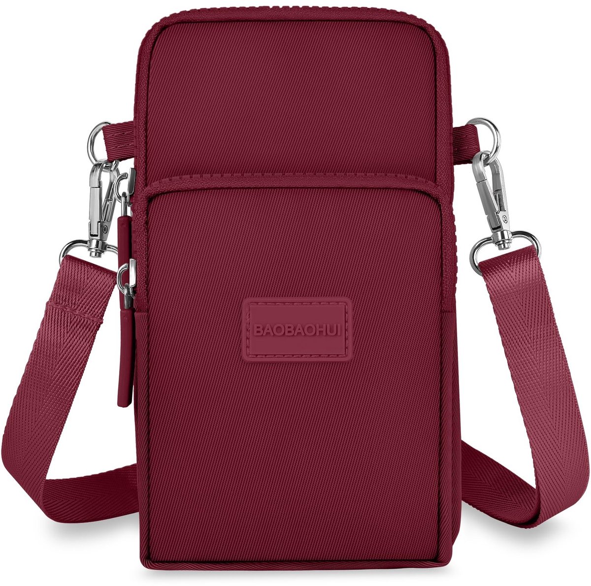 Dailygoods - Aucuu Mobiele telefoon om te hangen, kleine schoudertas met hoofdtelefooningang, portemonnee voor dames, crossbody schoudertas, mobiele telefoontas, verstelbare afneembare schouderriem voor mobiele