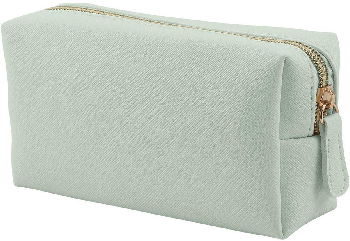Make-uptasje voor in de handtas, draagbare kleine cosmetica-organizer voor vrouwen en meisjes, make-uptasje met ritssluiting