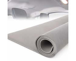 Headliner Stof Suede Headliner Stof met 3mm Foam Backing Mesh Type Platte Knit Interieur Vervanging Materiaal voor Auto/Truck/SUV/RV Dak Reparatie Micro-Suede Headliner Materiaal