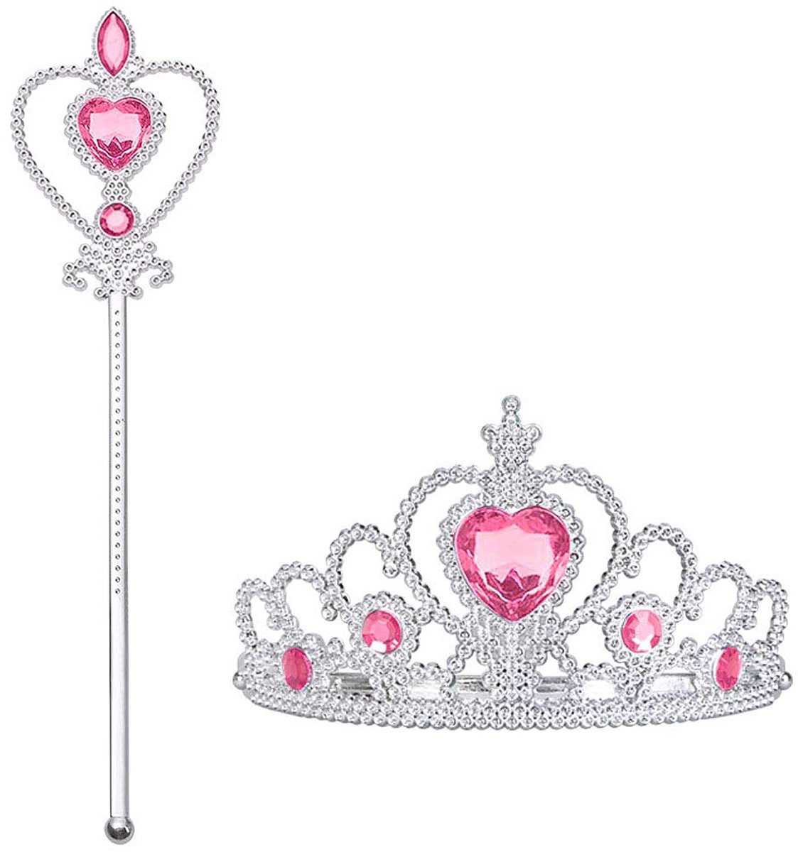Vicloon Prinses Kostuum Accessoires, Meisjes Verkleed Accessoires ELSA De Sneeuwkoningin Verkleed Accessoires