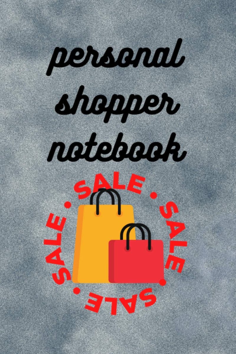 SHOPPER NOTEBOOK: Work Planner Gift Personal Shopper