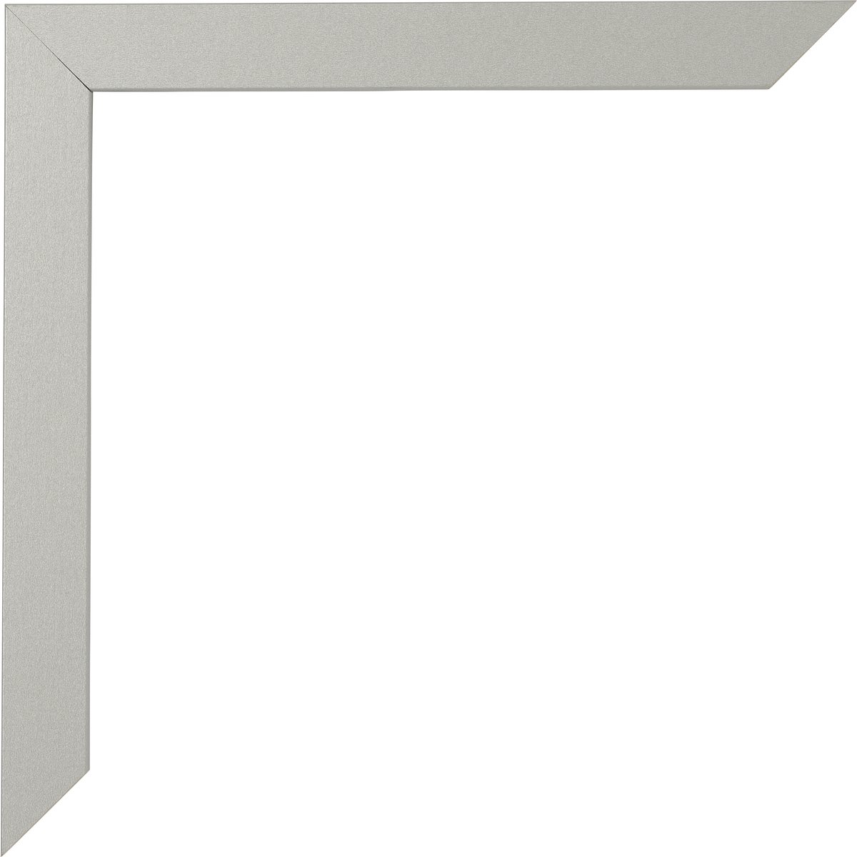 Fotolijst 20x20 cm - MDF - Zilver Mat - Benno