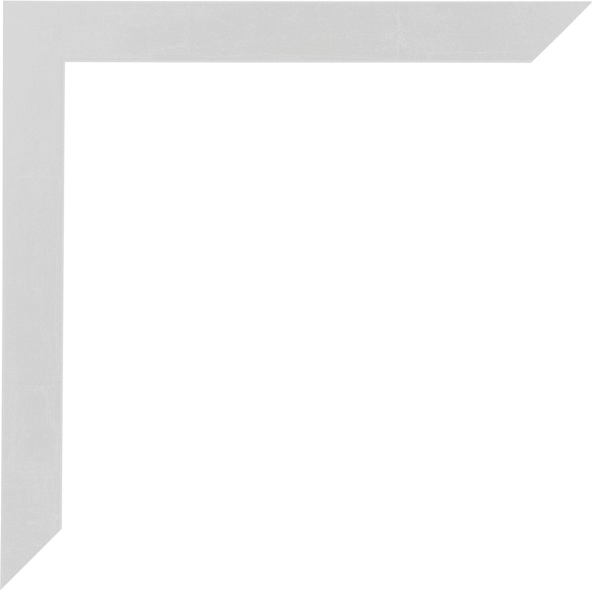 Fotolijst 30x60 cm - MDF - Zilver Glanzend Vintage - Benno