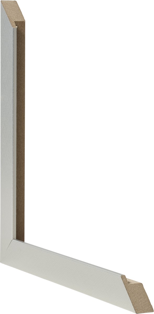 Fotolijst 25x35 cm - MDF - Aluminium Geborsteld - Benno