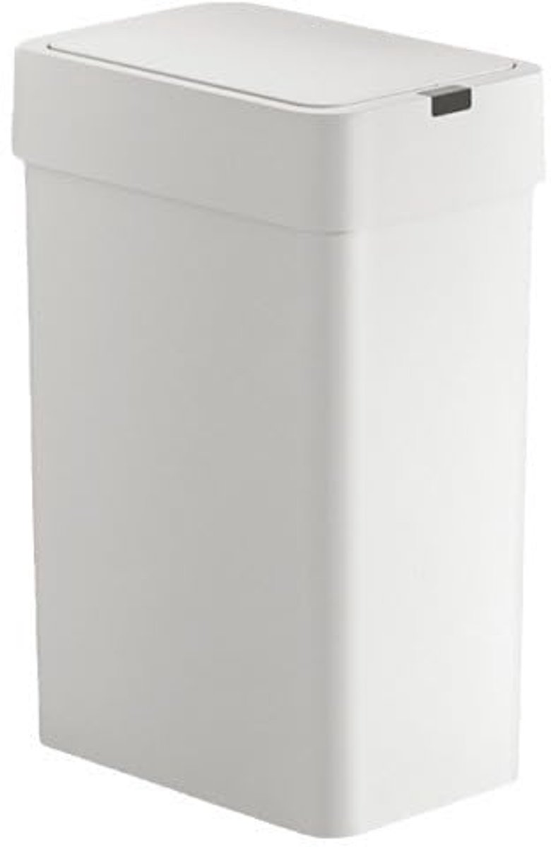 Sensor Prullenbak 15L Wit, Elektrische Afvalbak met Infraroodsensor, Geurdicht, Spatwaterbestendig, Verborgen Afvalzak, voor Badkamer Keuken Kantoor Toilet Slaapkamer