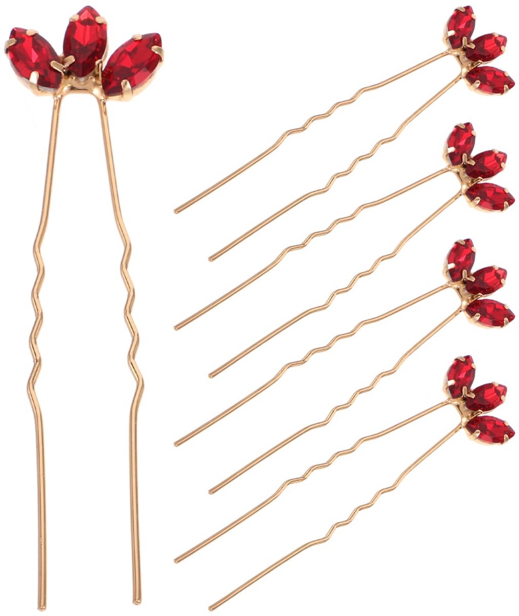 Haarspeld Haaraccessoires Voor De Bruid Haarspelden Met Strass Stenen Bruiloft Bruid Haarspelden Vampier Haaraccessoires Kristal Marquise-Boor