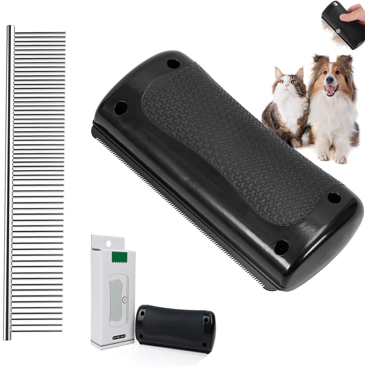 2 Stuks Huisdierverzorgingsborstel, Pootsterborstel, Hondenborstel Kort Haar, Staartontharingsborstel, Hondenborstel, Voor Honden, Voor Honden En Katten
