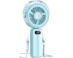 Handheld Mistventilator - Draagbare ventilator - Mistventilator - Krachtige hoge snelheid -…