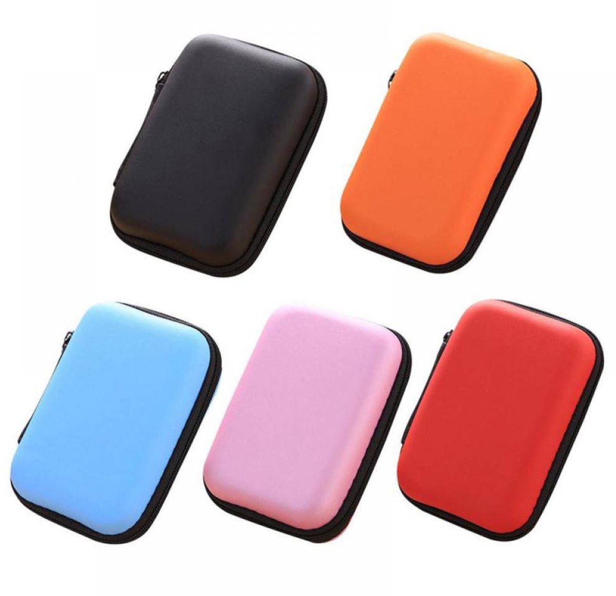 Hoesje voor Oordopjes - Opberg Hoesje - 5 stuks - Organizer - opbergtas met rits - Kabeltas - Kabel opbergbox - Voor Het Opbergen Van Oordopjes En Laadkabels