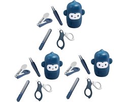 Baby Nagelverzorgingsset - Babynagelschaartje Tondeuse - Veilige Babyverzorging - Speciaal Ontworpen Handvat - 24 x 13 x 10 cm - Blauw