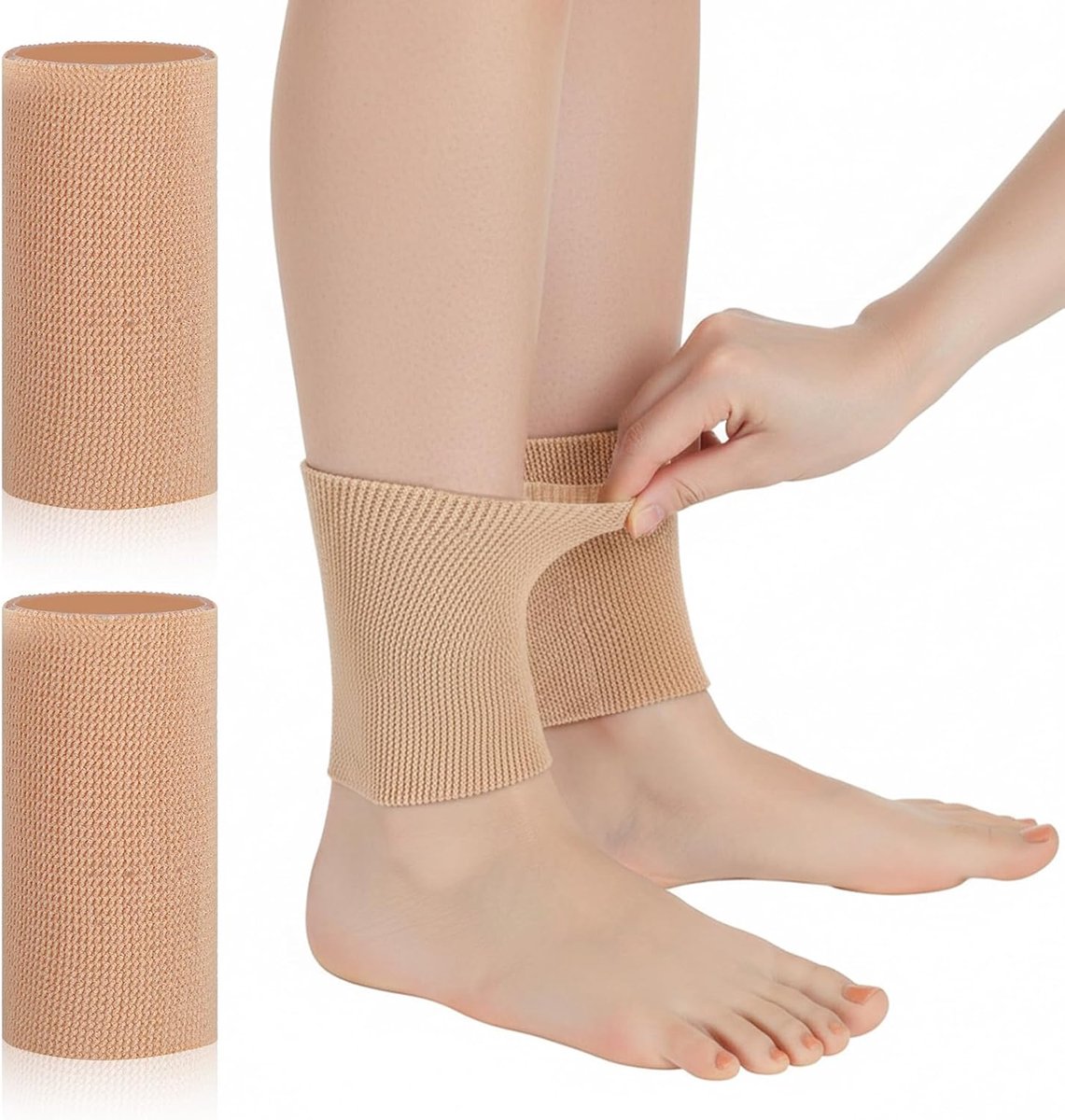 1 paar enkelbescherming, enkelbandage schaatsaccessoires enkelsteun Bunga Pads Ankle Support kunstschaatsen sokken enkelbescherming schaatsen ijsschaatsen accessoires voor voet paardrijden spalkjes