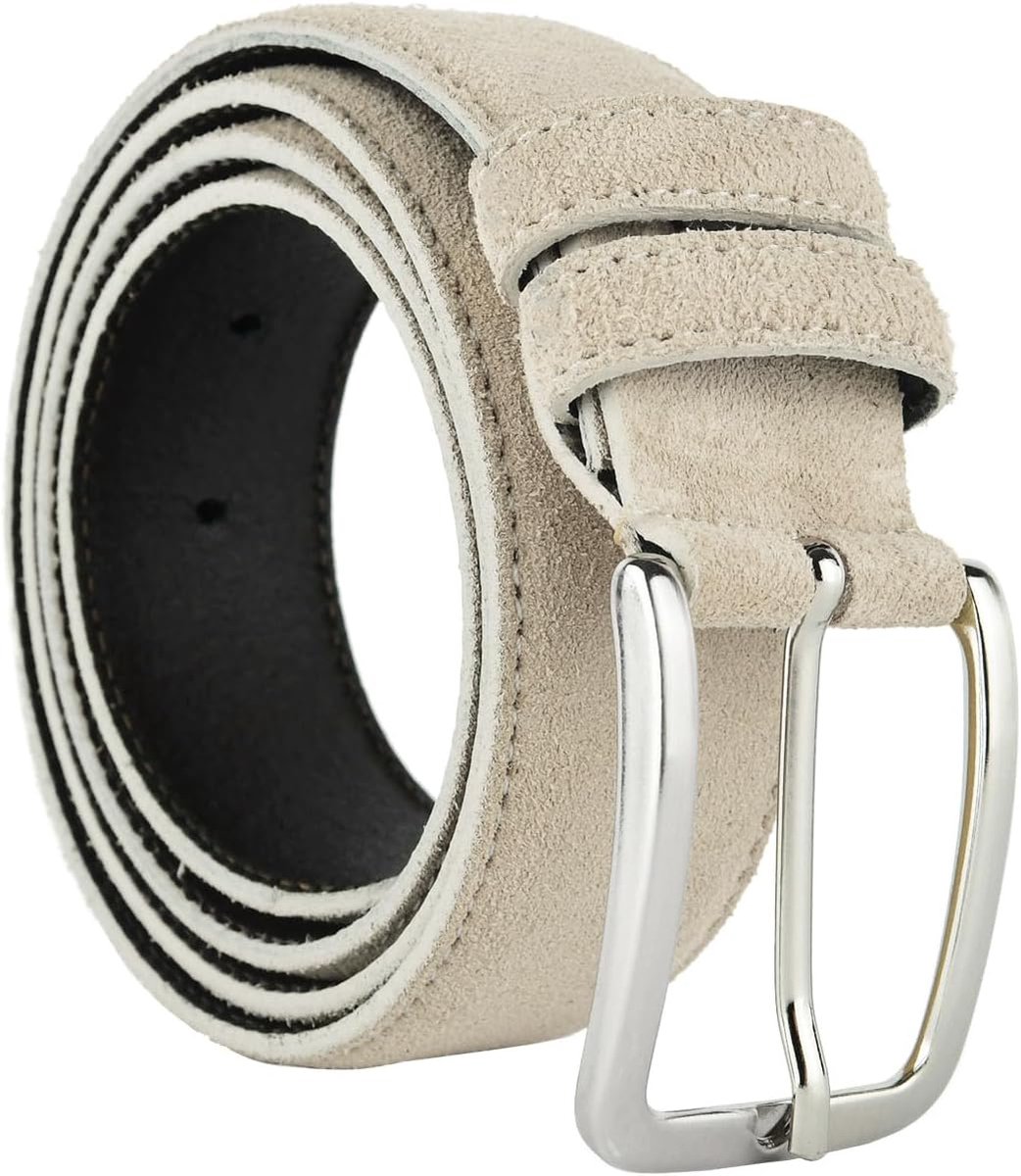 riem voor dames en heren, echt leer, made in Italy, inkortbaar
