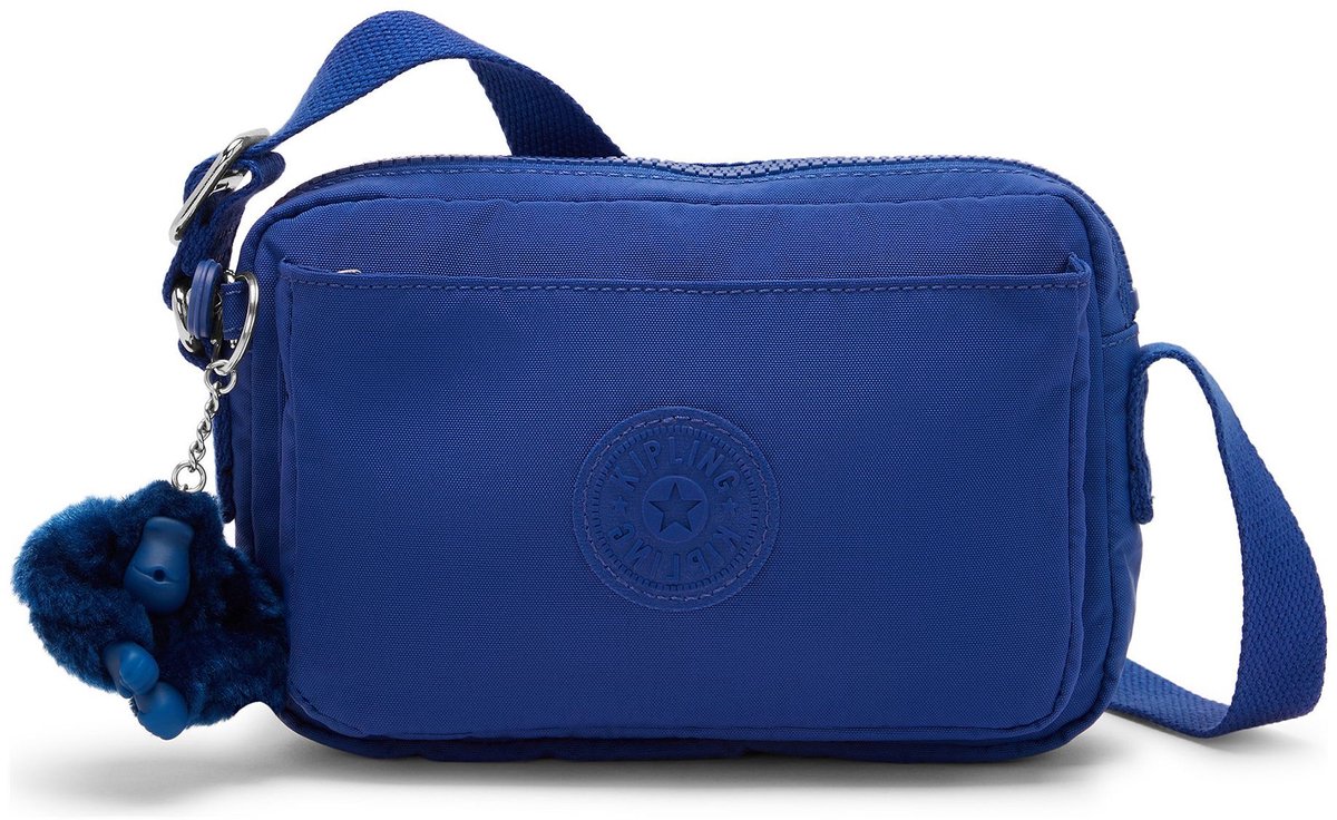 kipling schoudertas Basic Abanu Crossbody Blazing Blue blauw