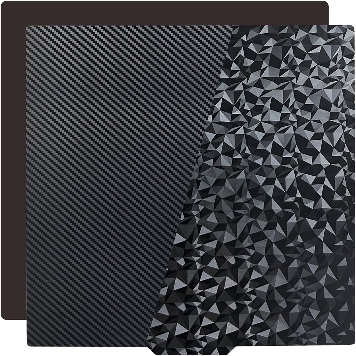 Smooth PEO+PET printplaat met magnetisch printbed, 370 x 377 mm, verenstaal, PEO PET Spring Steel plaat voor Creality Ender 5 Plus 3D-printerplatforms