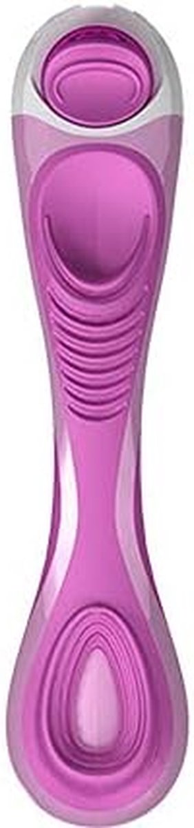 Scheermes Handvat - Handvat Vervanging - Douche Scheren - Ergonomisch Ontwerp - 13.4 cm - Roze Wit
