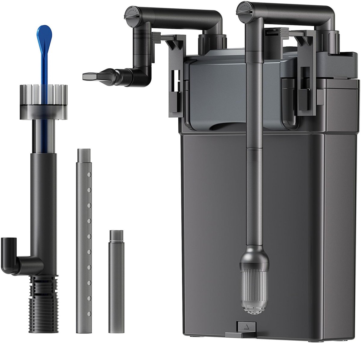 SnelShoppen - Hang-On-Filter voor Aquaria tot 60 Liter - 500 L/h - 6W - Eenvoudige Ophangfilter voor Helder Water en Optimale Filtratie