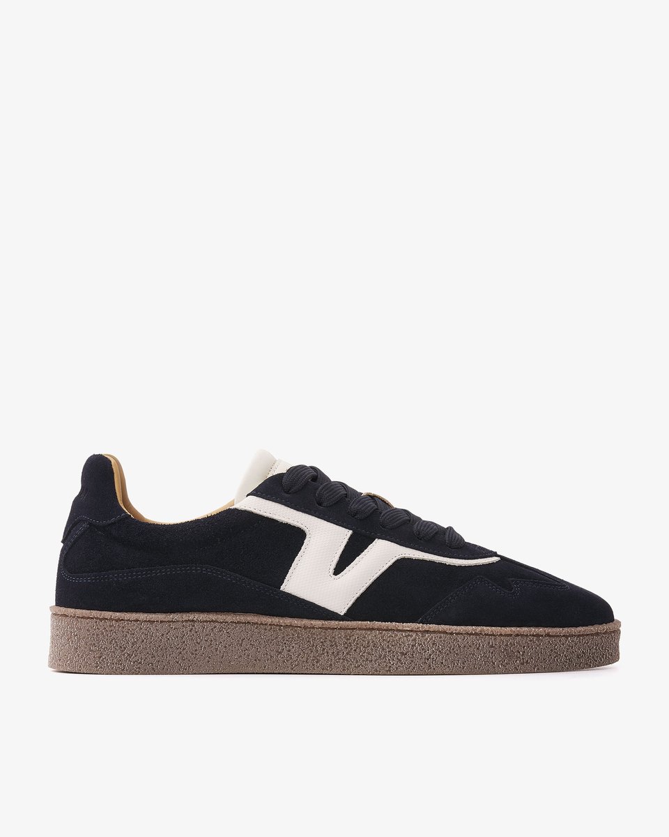 VIA VAI Zane Dexter Sneakers Heren - Leer,Suède - Blauw - Maat 42