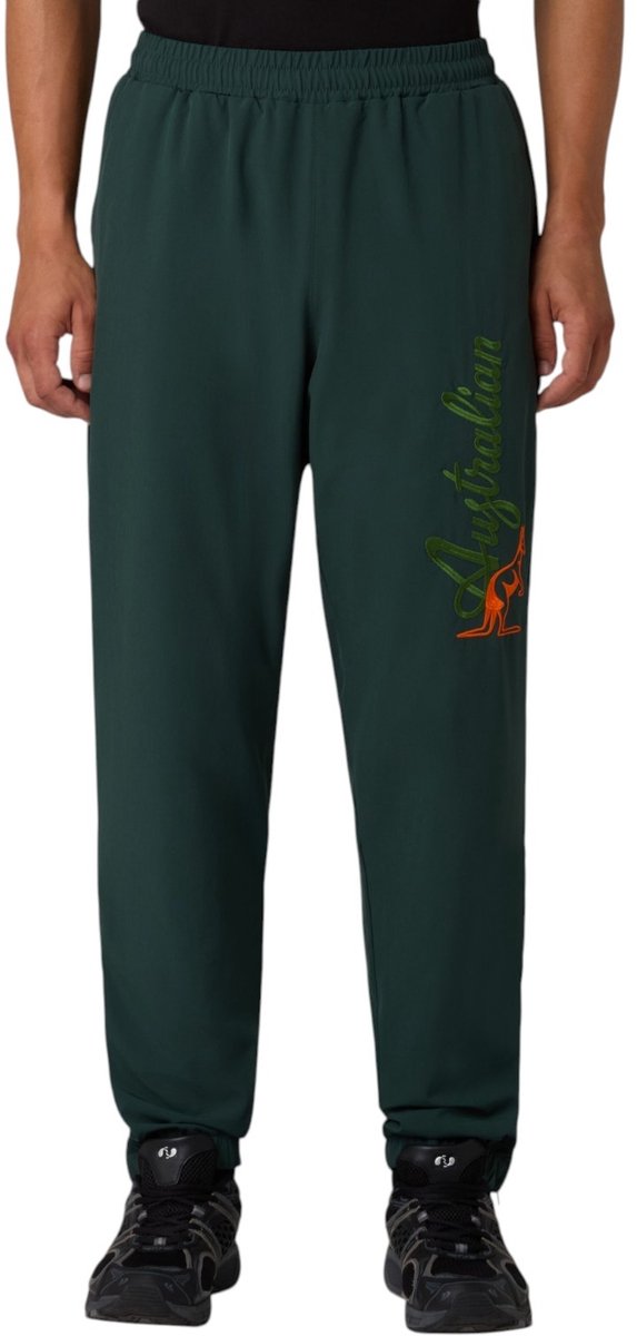 Australian Heren Broek Groen ARUPA0030/918 Pantalone Slam Bumper Logo