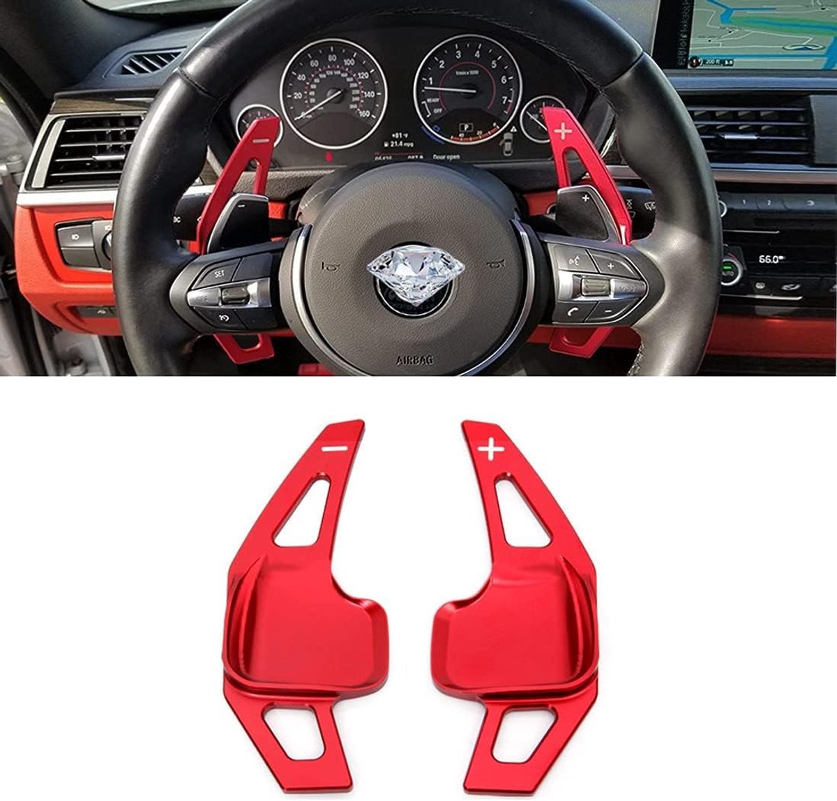 TTCR-II Compatible with BMW Paddle Shifter Extensions, Steering Wheel Paddle Shifter (Compatible with BMW 2 3 4 X1 X2 - ShopVlot