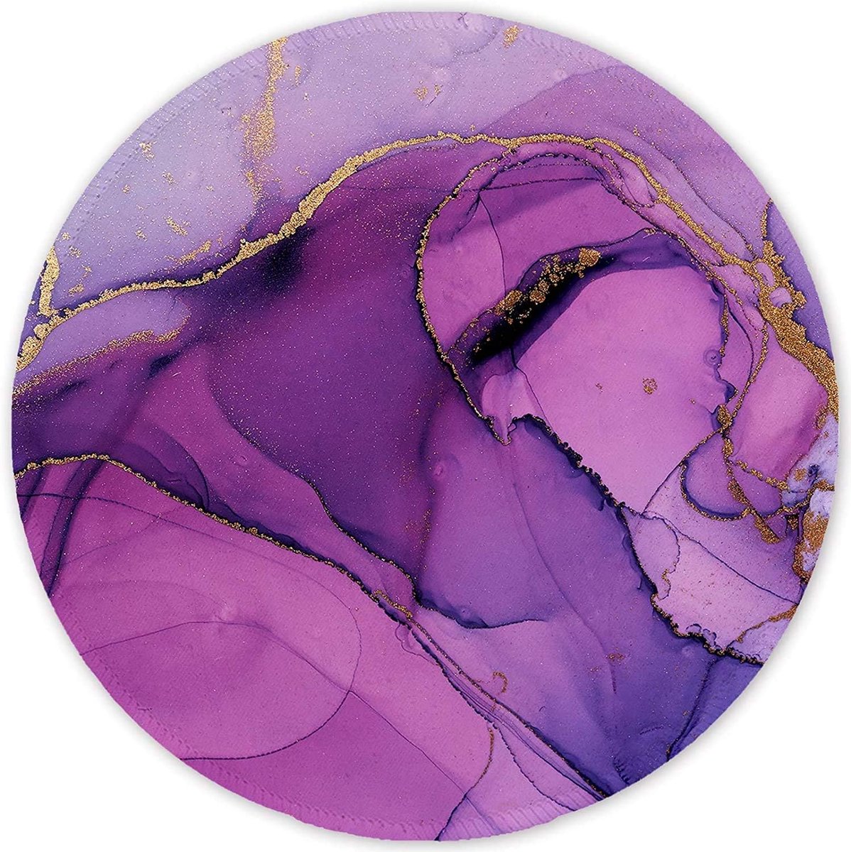 ITNRSIIET Mouse Pad Small with Sewn Edges, Mouse Pad Round with Waterproof Smooth Fabric, Non-slip Rubber Base for - ShopVlot