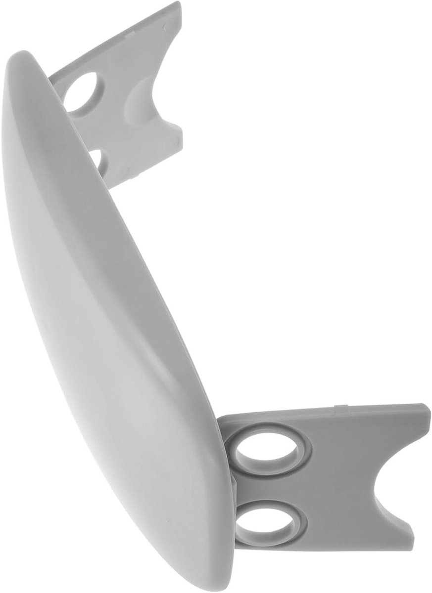 Opvouwbare Nagelarmsteun - Handkussen Manicure - Nagelstyling Comfort - Verhoogd Kunststof Kussen - 195 x 95 x 7 cm - Lichtgrijs