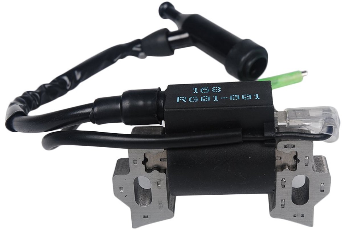SnelShoppen - Vervangende Bougie en Ontstekingsspoel voor Honda GX110, GX120, GX140, GX160, GX200 Grasmaaier Motor 5.5/6.5 PK