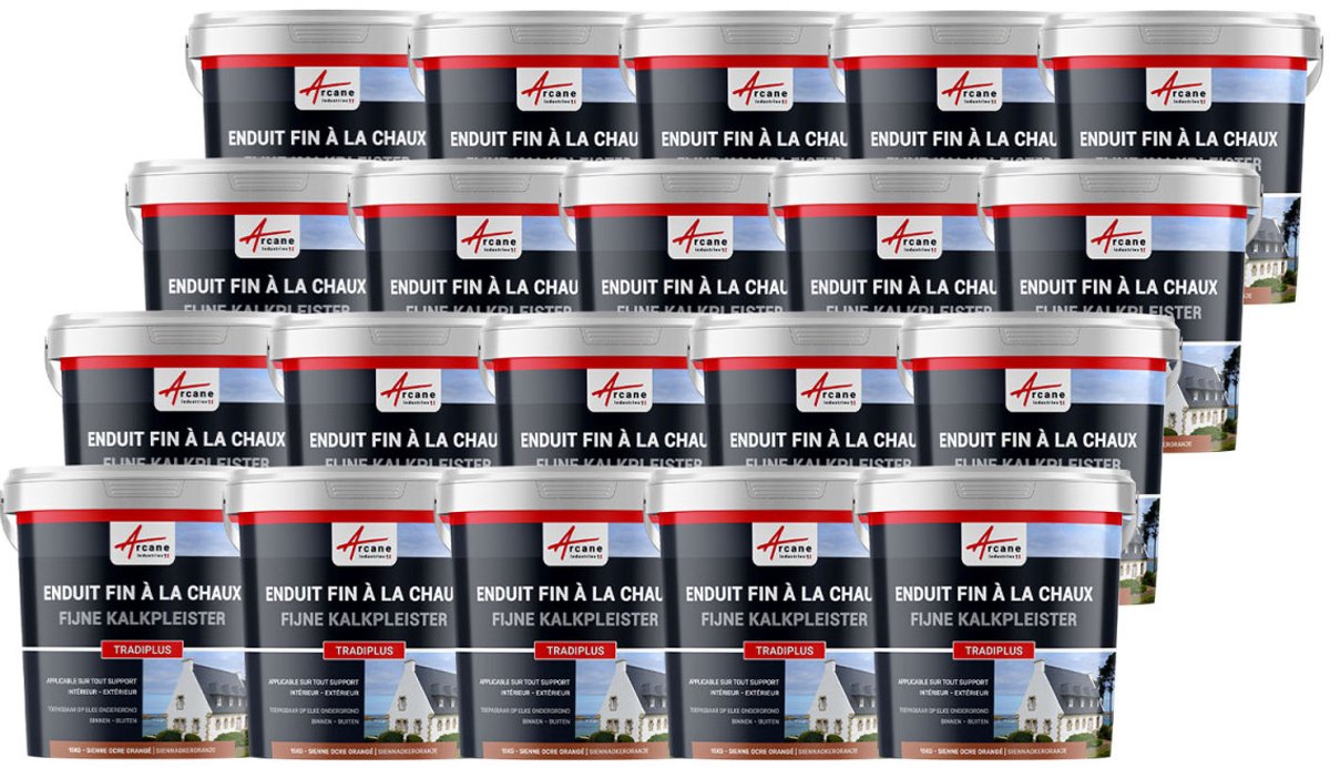 Fijne kalkpleister voor binnen- en buitendecoratie - TRADIPLUS