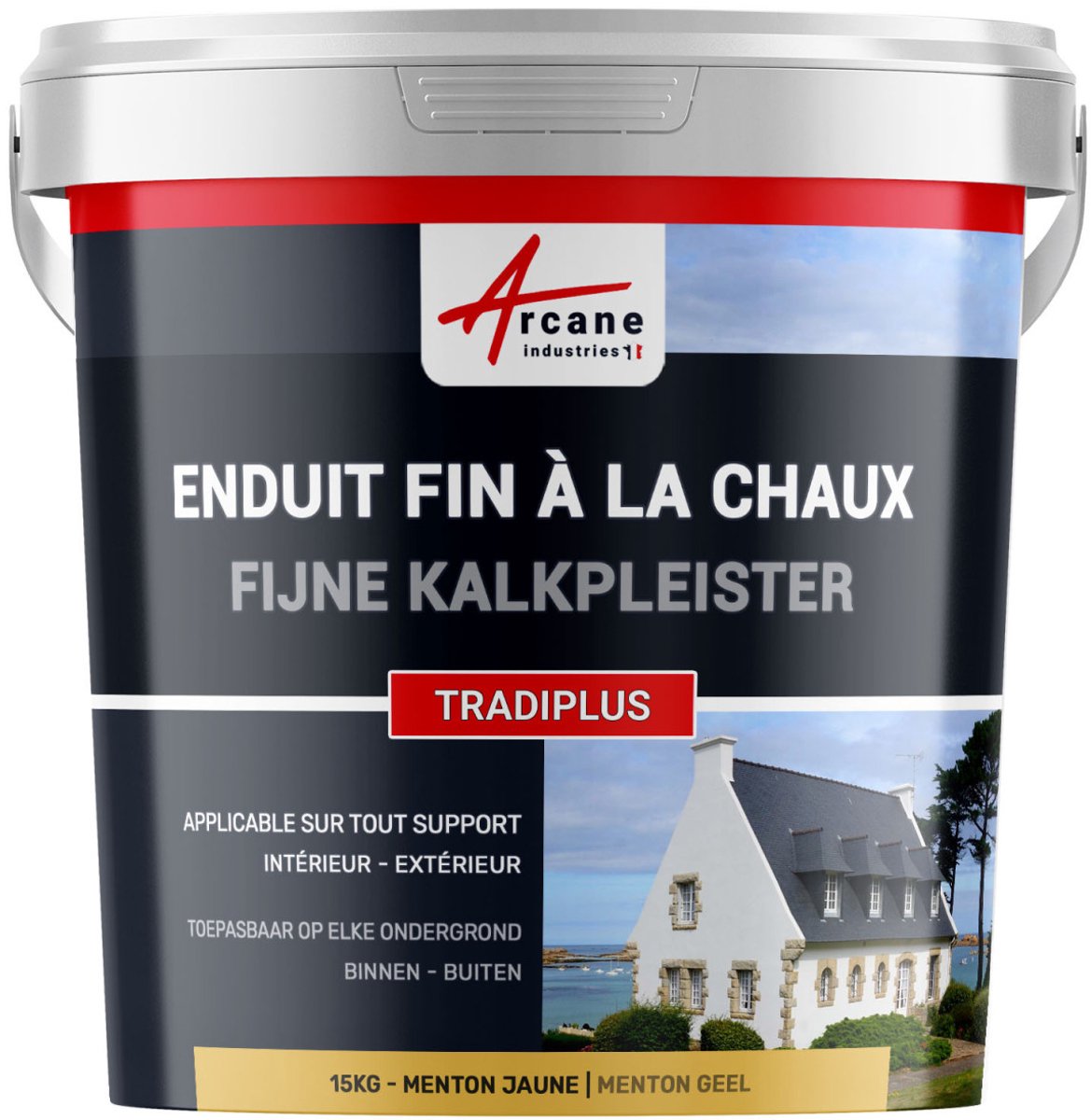 Fijne kalkpleister voor binnen- en buitendecoratie - TRADIPLUS