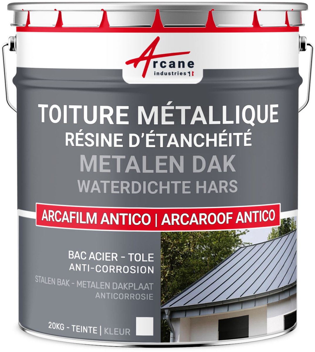 Waterdichtingshars voor dak en stalen golfplaat, waterdichte coating: ARCAROOF ANTICO