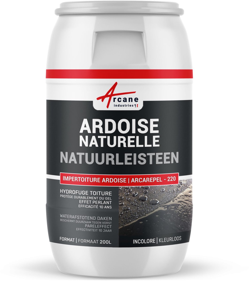 Waterafstotende kleurloze coating voor leistenen daken: IMPERTOITURE LEISTEEN