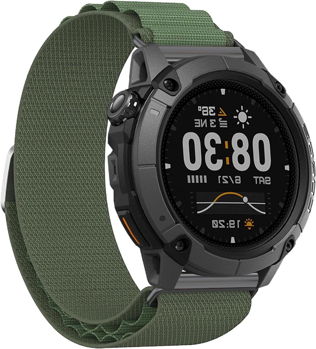 Nomad Armband - Nylon Band - Dagelijks Gebruik - Zacht Gevlochten Nylon - 24 mm - Unisex